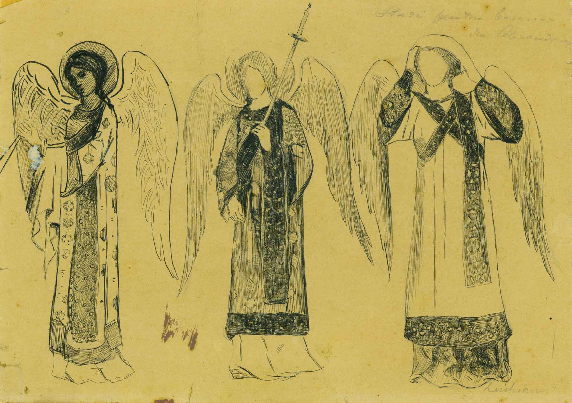 religie3 - Trei îngeri. Studiu pentru Biserica din Alexandria